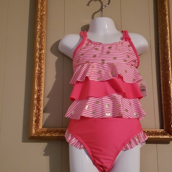 Other - Girls  2 piece swimsuit size 6-6x
